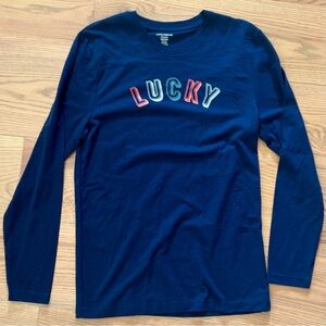 💥Bundle 5 for $15! - Lucky Brand Navy Long Sleeve Sleep Shirt